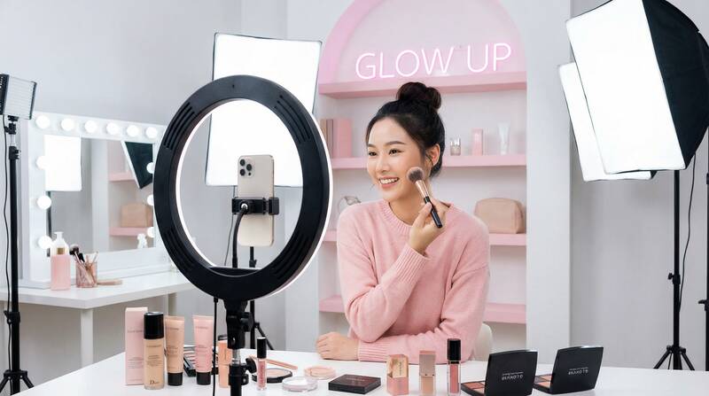 黄色仓库美妆视频教程